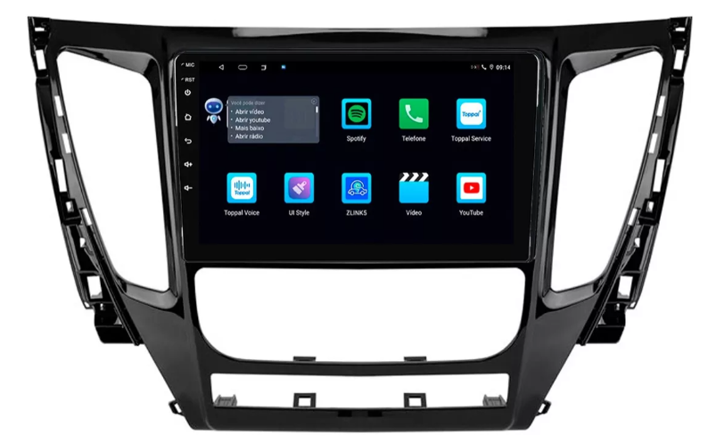 Multimidia Pajero Sport 9p Android Quadcore 2gb Carplay