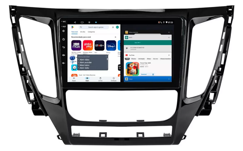 Multimidia Pajero Sport 9p Android Quadcore 2gb Carplay