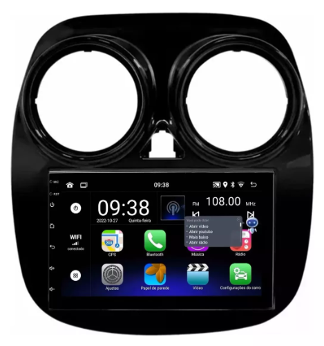 Multimidia Palio Attractive 7p Android OctaCore 4gb Carplay Voz