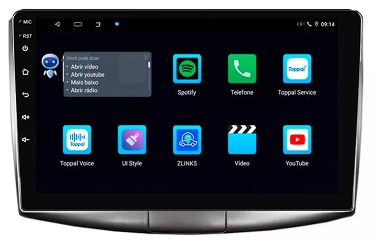 Multimidia Passat 9p Android Octacore 4GB Carplay