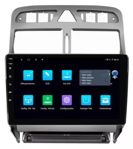 Multimidia Peugeot 307 9p Android  6gb Carplay 4g