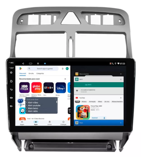 Multimidia Peugeot 307 9p Android  6gb Carplay 4g