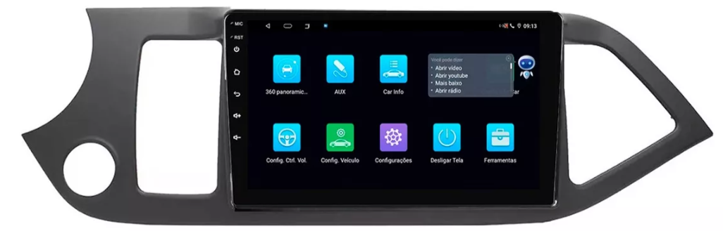 Multimidia Picanto 9p Android Octacore 6gb Carplay 4g