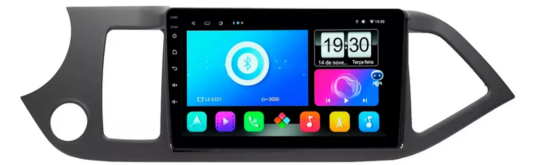 Multimidia Picanto 9p Android Quadcore 2gb Carplay