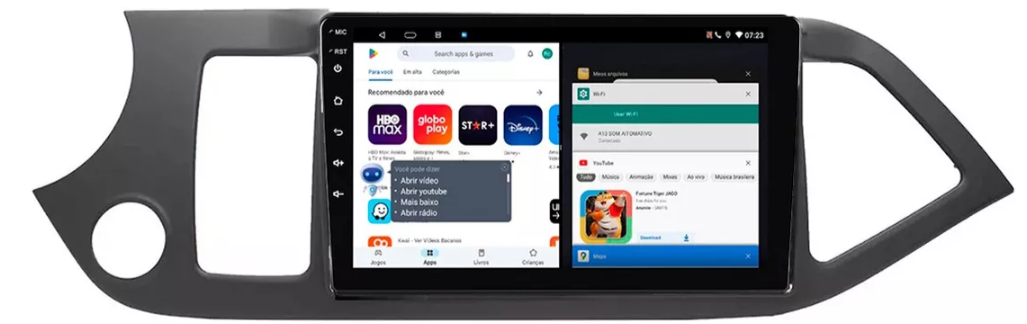 Multimidia Picanto 9p Android Quadcore 2gb Carplay