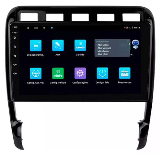 Multimidia Porsche Cayenne 9p Android Octacore 4GB Carplay