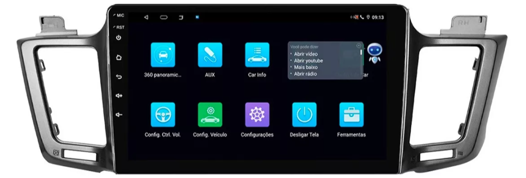 Multimidia Rav4 9p Android Octacore 6gb Carplay 4g - COD 889