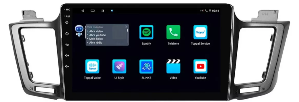 Multimidia Rav4 9p Android Octacore 6gb Carplay 4g - COD 889