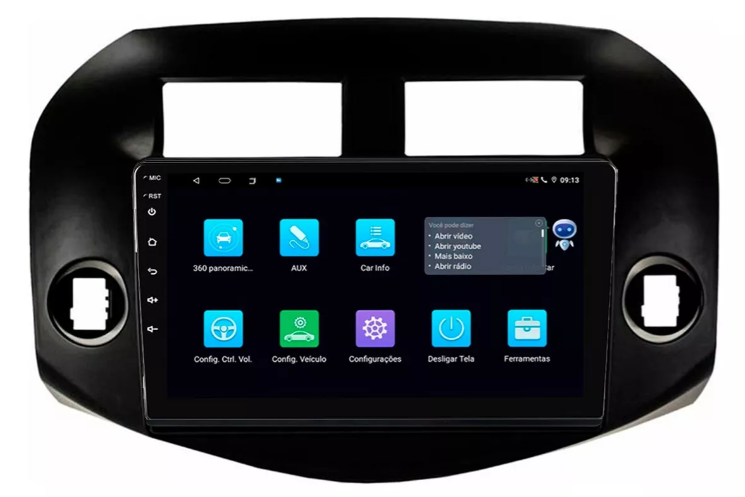 Multimidia Rav4 9p Android Octacore 6gb Carplay 4g - COD 993