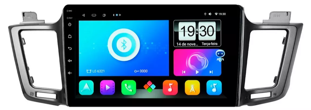 Multimidia Rav4 9p Android Quadcore 2gb Carplay