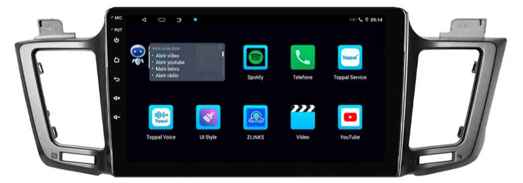 Multimidia Rav4 9p Android Quadcore 2gb Carplay