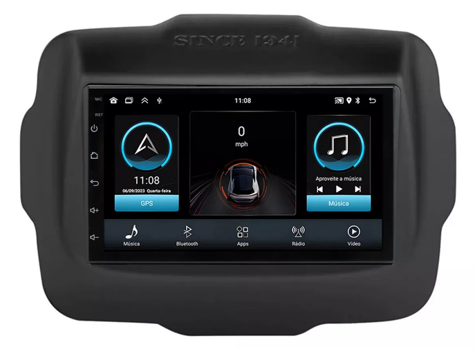 Multimidia Renegade 7p Android Quadcore 2gb Carplay