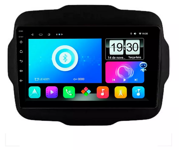 Multimidia Renegade 9p Android Octacore 4GB Carplay