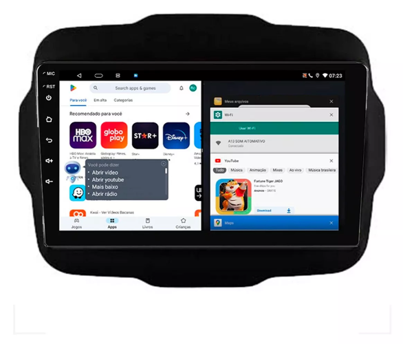 Multimidia Renegade 9p Android Octacore 4GB Carplay