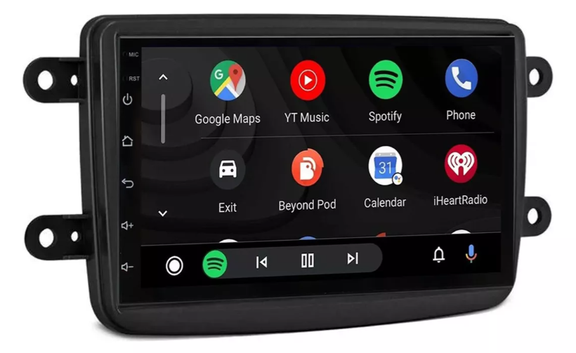 Multimidia Sandero 7p Android OctaCore 4gb Carplay Voz