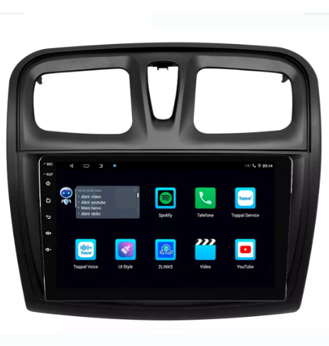 Multimidia Sandero 9p Android Quadcore 2gb Carplay