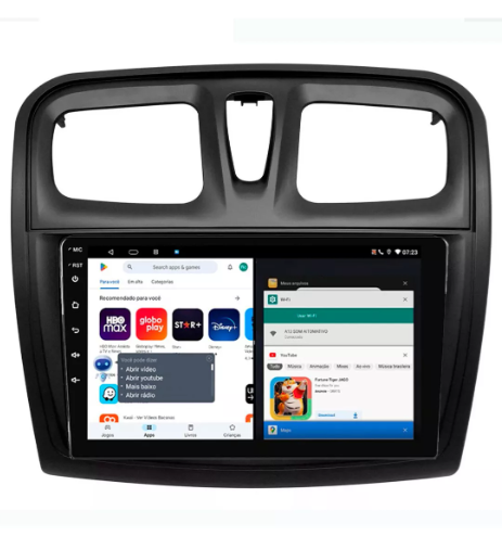 Multimidia Sandero 9p Android Quadcore 2gb Carplay