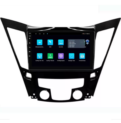 Multimidia Sonata 9p Android Octacore 6gb Carplay 4g