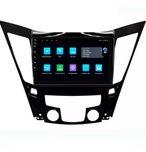 Multimidia Sonata 9p Android Quadcore 2gb Carplay
