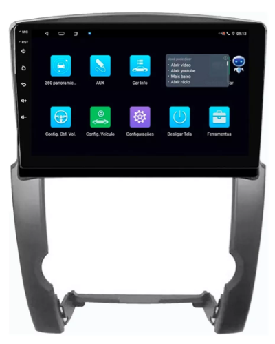 Multimidia Sorento 9p Android Octacore 4GBCarplay