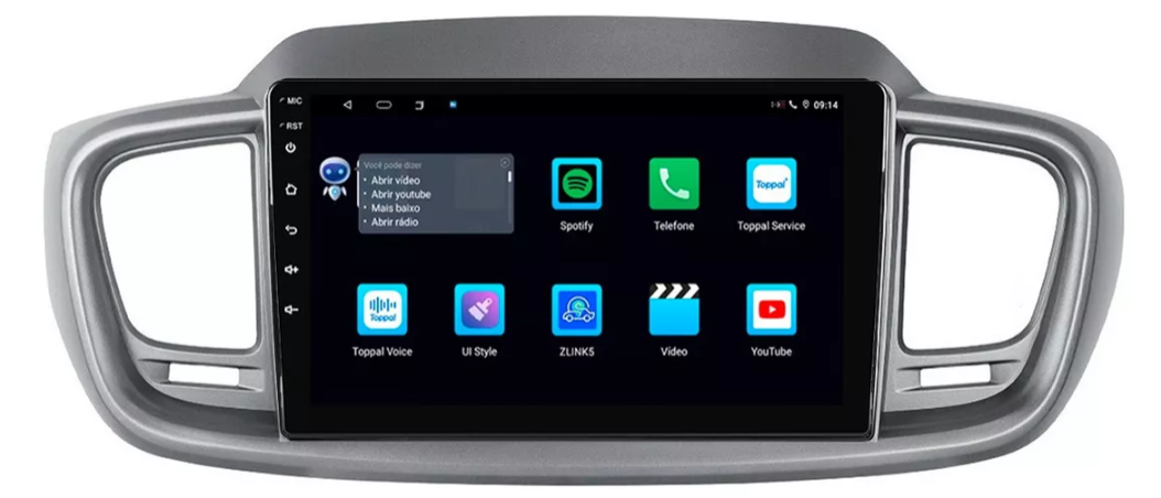 Multimidia Sorento 9p Android Octacore 4GB Carplay