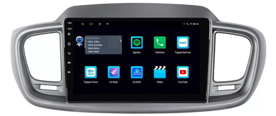 Multimidia Sorento 9p Android Quadcore 2gb Carplay - COD 1381