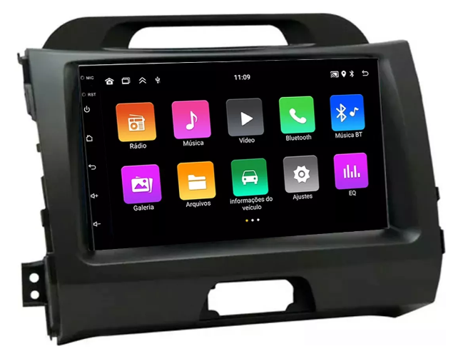 Multimidia Sportage 7p Android Quadcore 2gb Carplay