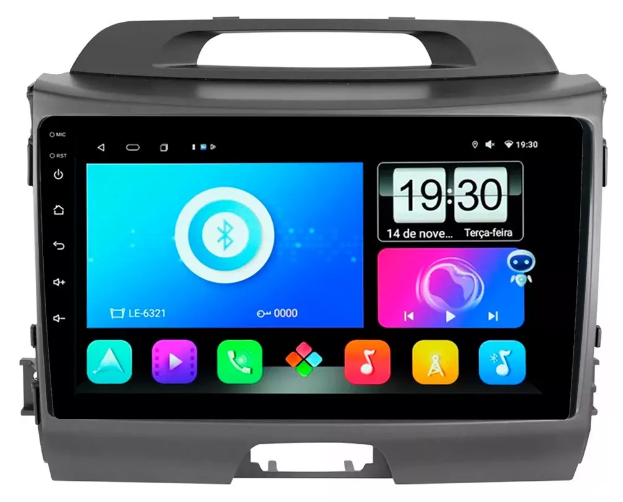 Multimidia Sportage 9p Android Octacore 4GB Carplay