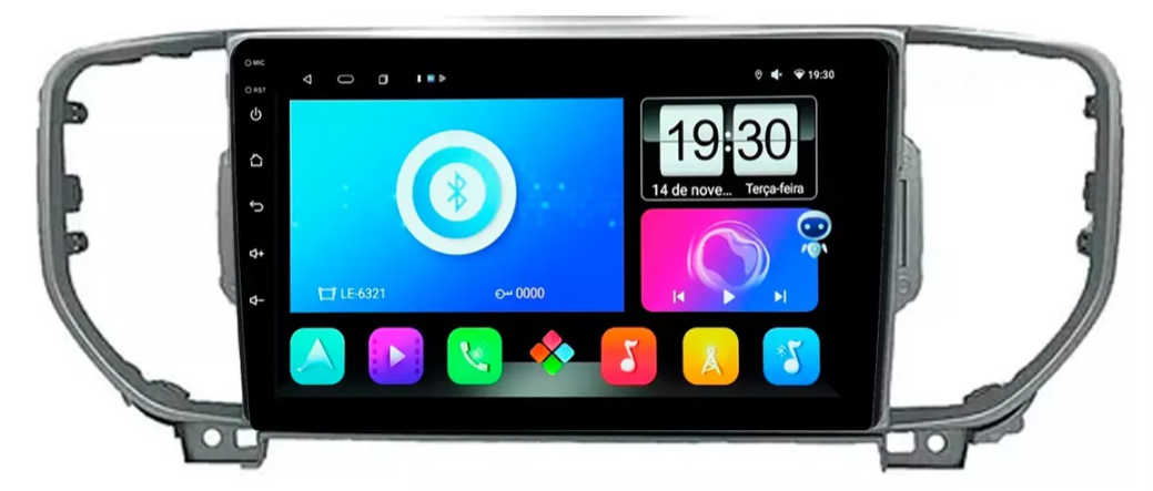 Multimidia Sportage 9p Android Octacore 6gb Carplay 4g