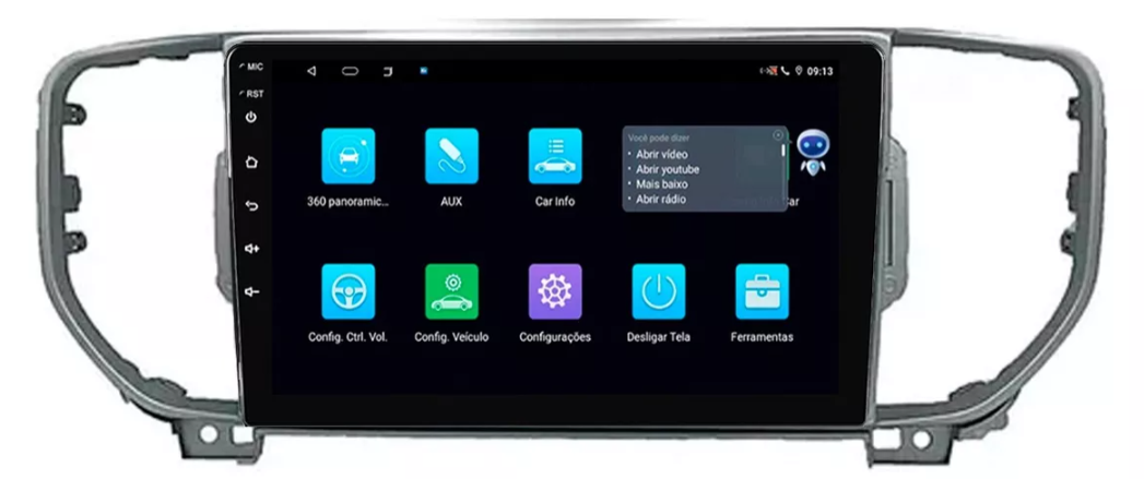 Multimidia Sportage 9p Android Octacore 6gb Carplay 4g