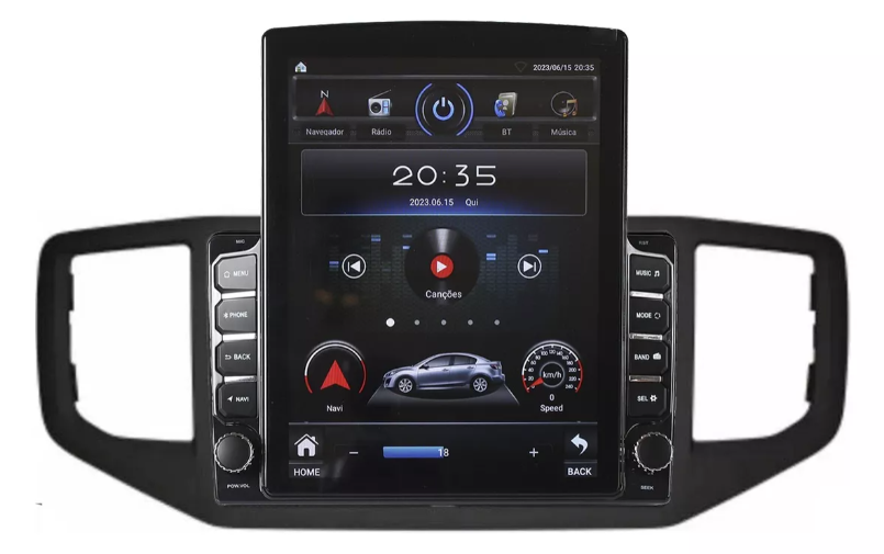 Multimidia Tesla Amarok 9,7p Android Auto Carplay 4/64gb