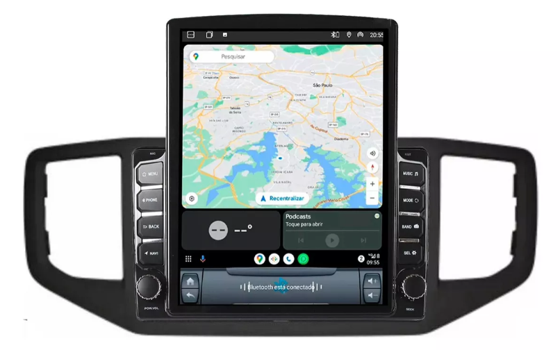 Multimidia Tesla Amarok 9,7p Android Auto Carplay 4/64gb