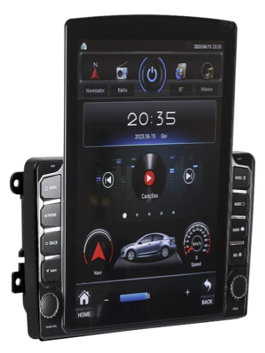 Multimidia Tesla Amarok 9,7p Android Auto Carplay 64gb