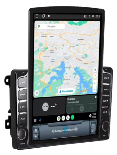 Multimidia Tesla Amarok 9,7p Android Auto Carplay 64gb