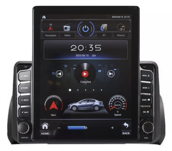 Multimidia Tesla Bravo 9,7p Android Auto Carplay  64gb