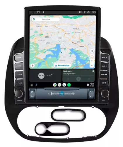 Multimidia Tesla Captur 9,7p Android Auto Carplay  4/64gb