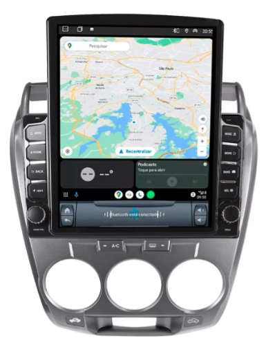 Multimidia Tesla City 9,7p Android Auto Carplay 4/64gb - COD 109