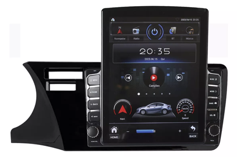 Multimidia Tesla City 9,7p Android Auto Carplay 4/64gb - COD 133