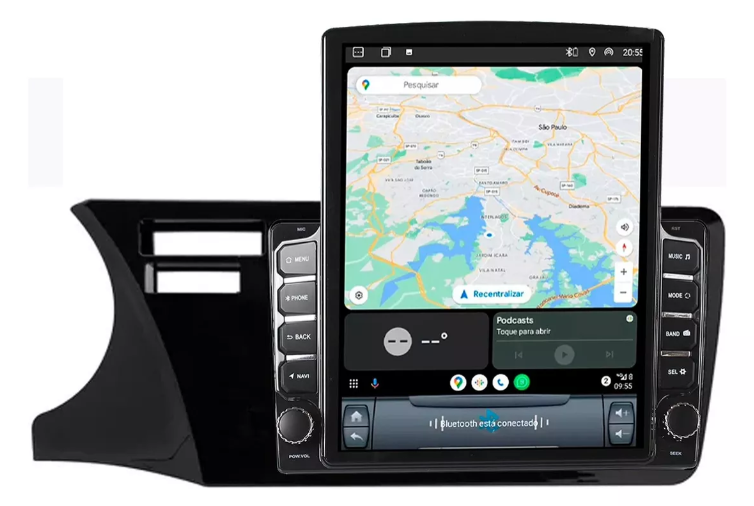 Multimidia Tesla City 9,7p Android Auto Carplay 4/64gb - COD 133