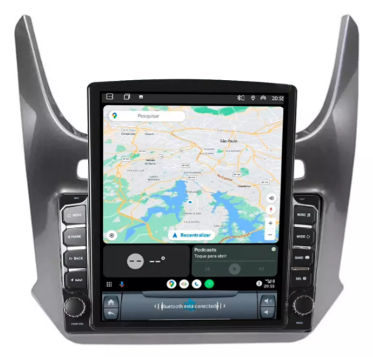 Multimidia Tesla Cobalt 9,7p Android Auto Carplay 64gb