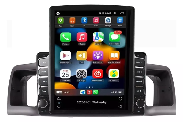Multimidia Tesla Corolla 9,7p Android Auto Carplay 4/64gb - COD 147