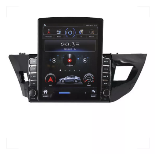 Multimidia Tesla Corolla 9,7p Android Auto Carplay  4/64gb
