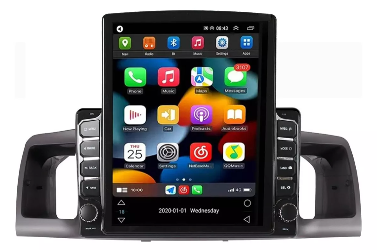 Multimidia Tesla Fielder 9,7p Android Auto Carplay 4/64gb