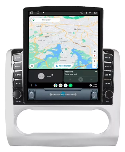 Multimidia Tesla Focus 9,7p Android Auto Carplay  4/64gb