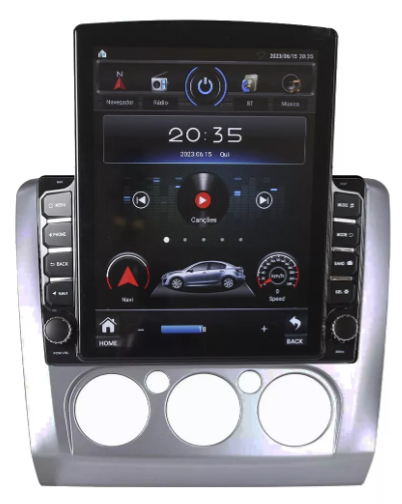 Multimidia Tesla Focus 9,7p Android Auto Carplay 4/64gb