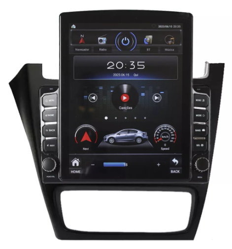 Multimidia Tesla Fox 9,7p Android Auto Carplay 4/64gb - COD 151