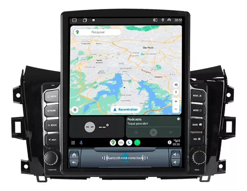 Multimidia Tesla Frontier 9,7p Android Auto Carplay 4/64gb