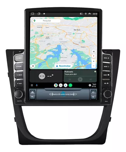 Multimidia Tesla Gol G5 9,7p Android Auto Carplay 4/64gb