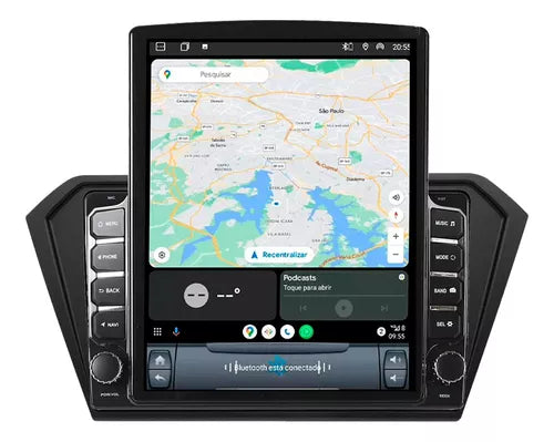 Multimidia Tesla Gol G7 G8 9,7p Android Auto Carplay 4/64gb