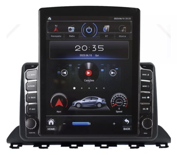 Multimidia Tesla Hb20 9,7p Android Auto Carplay 64gb - COD 157